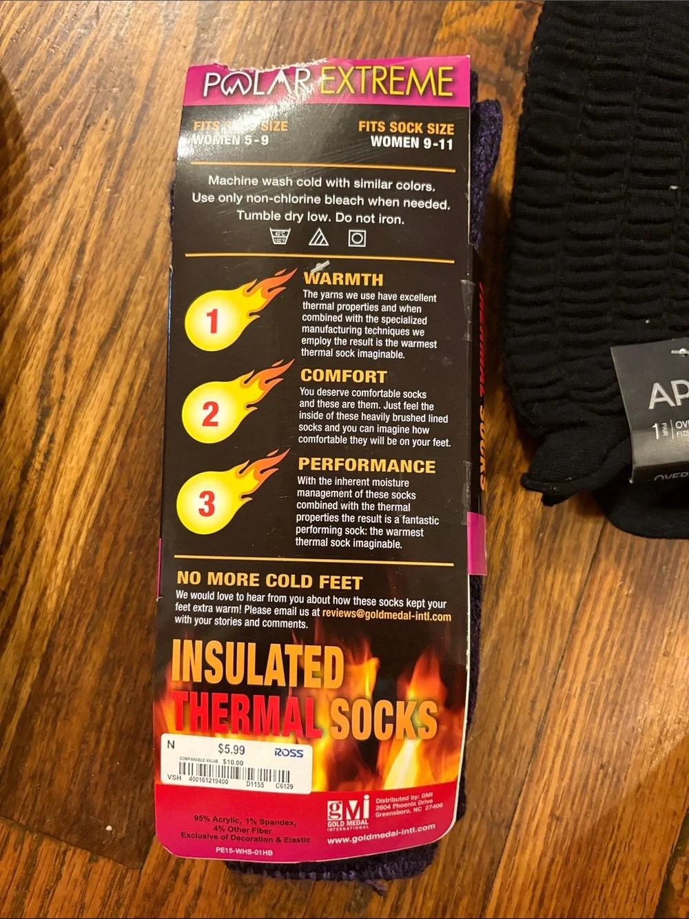🎉NWT! Studio Black Athletic Thermal Socks & Fleece Tights Set
